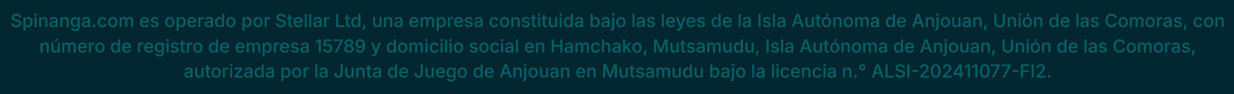 Licencias y Seguridad del Casino Spinanga