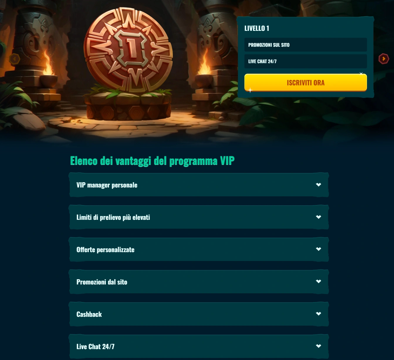 Stato VIP presso Spinanga Casino